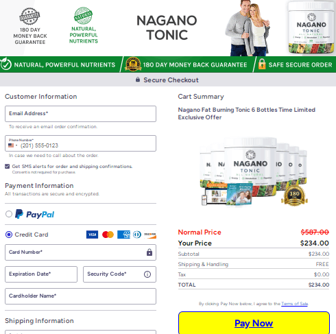 Nagano-Tonic-Secure-Checkout-Page